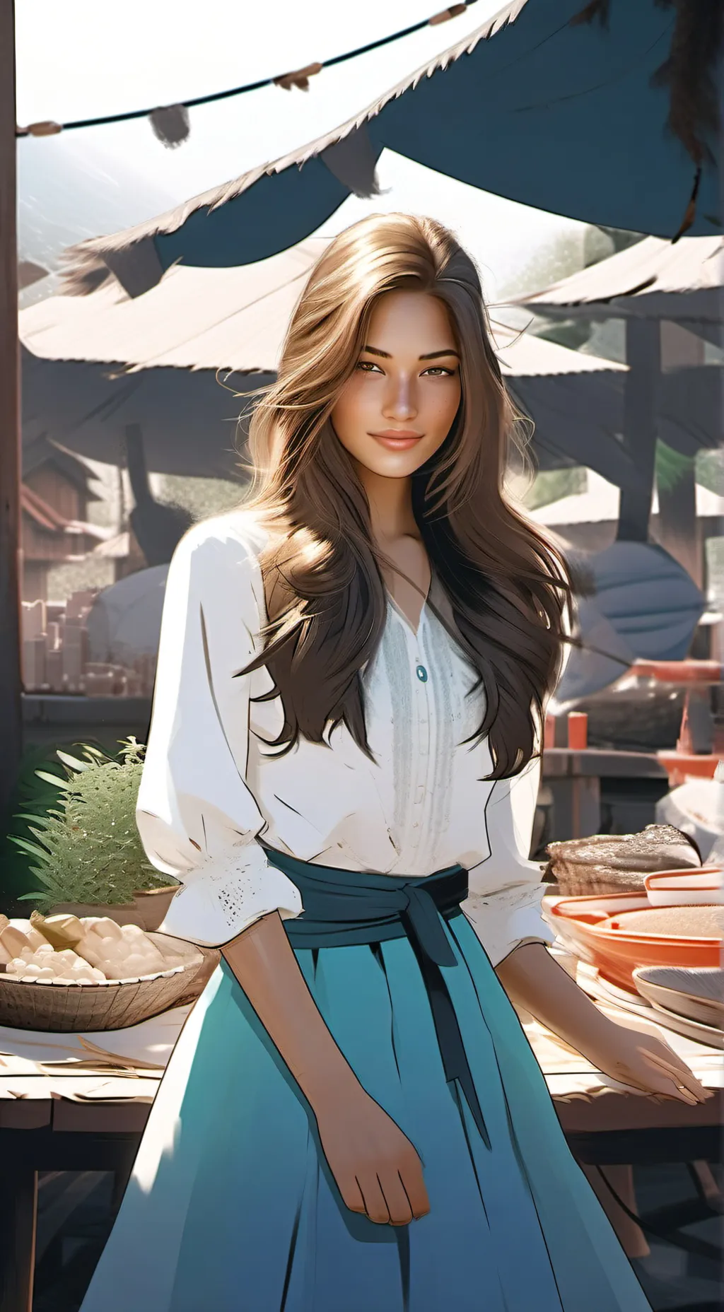 ai character: maria background
