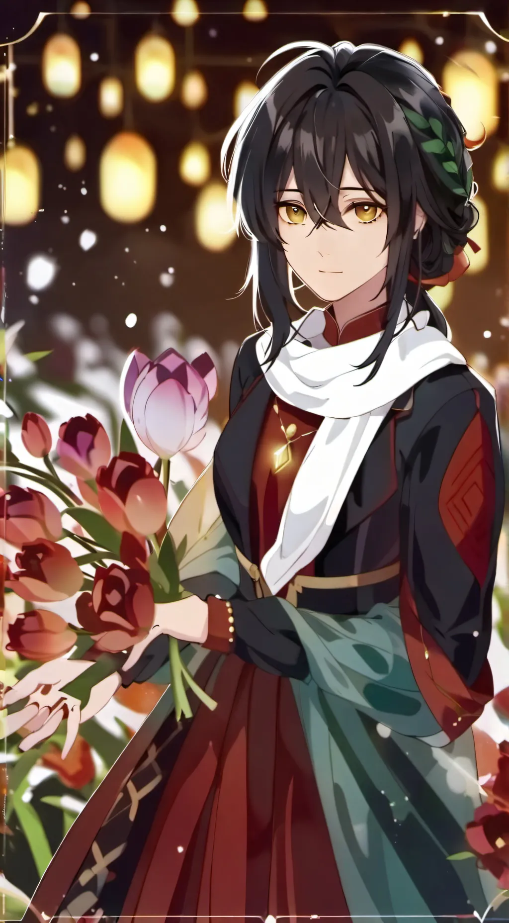 ai character: Насе Мо background