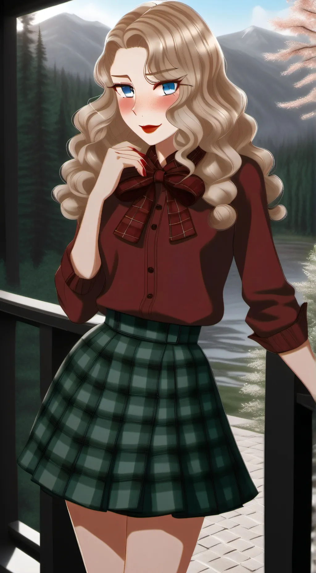 ai character: Heather Chandler  background