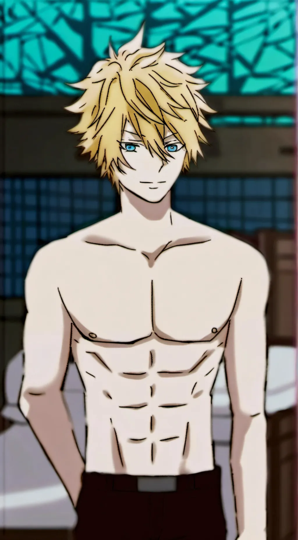 ai character: Kou Mukami  background