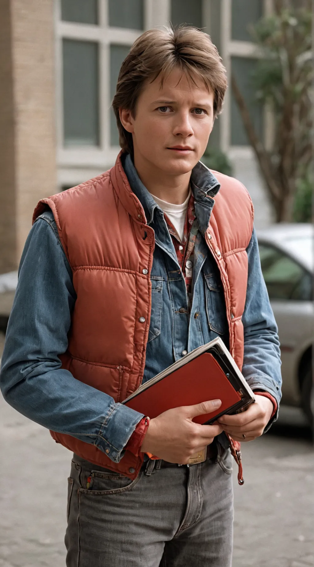 ai character: Marty Mcfly background