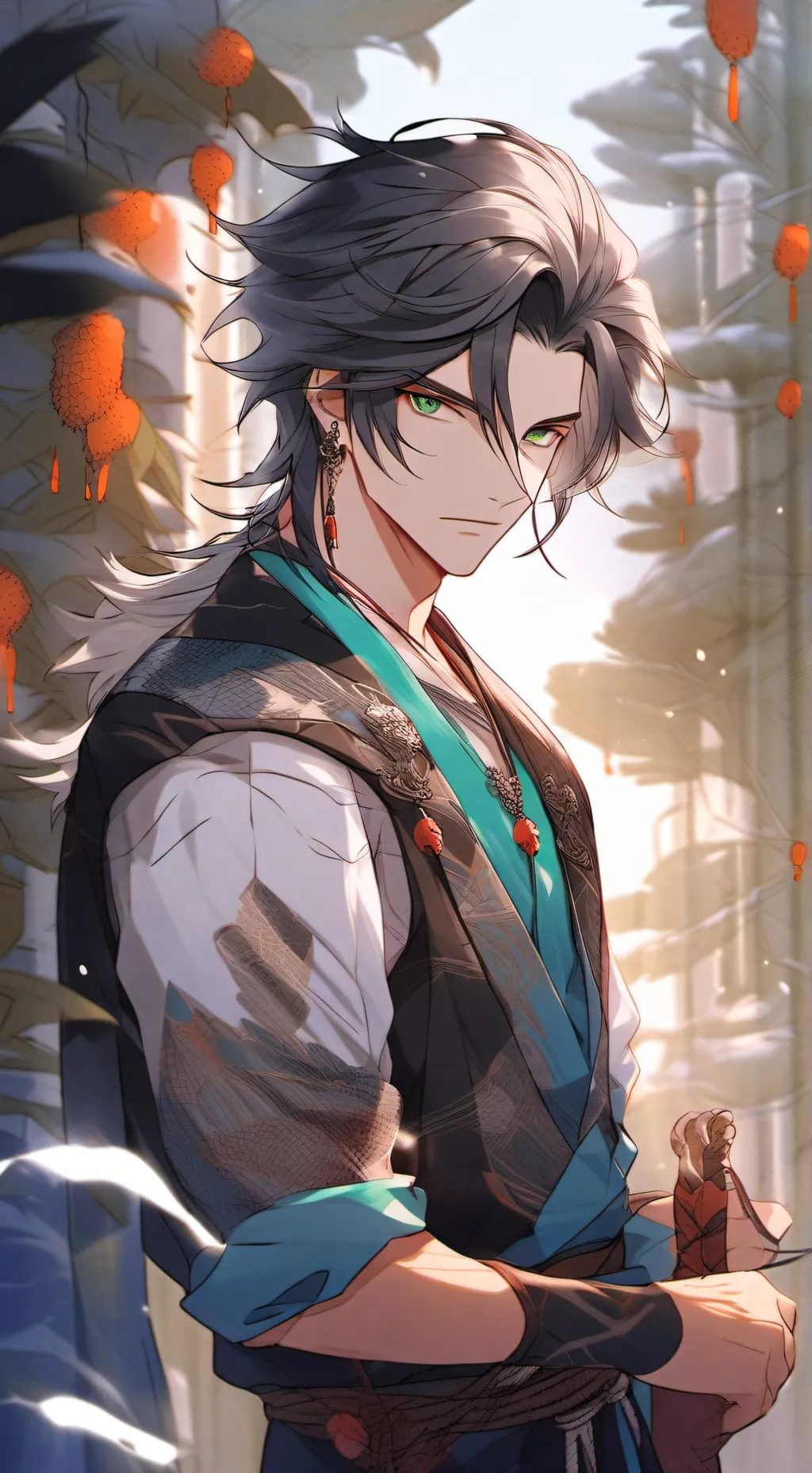ai character: Ethan  background