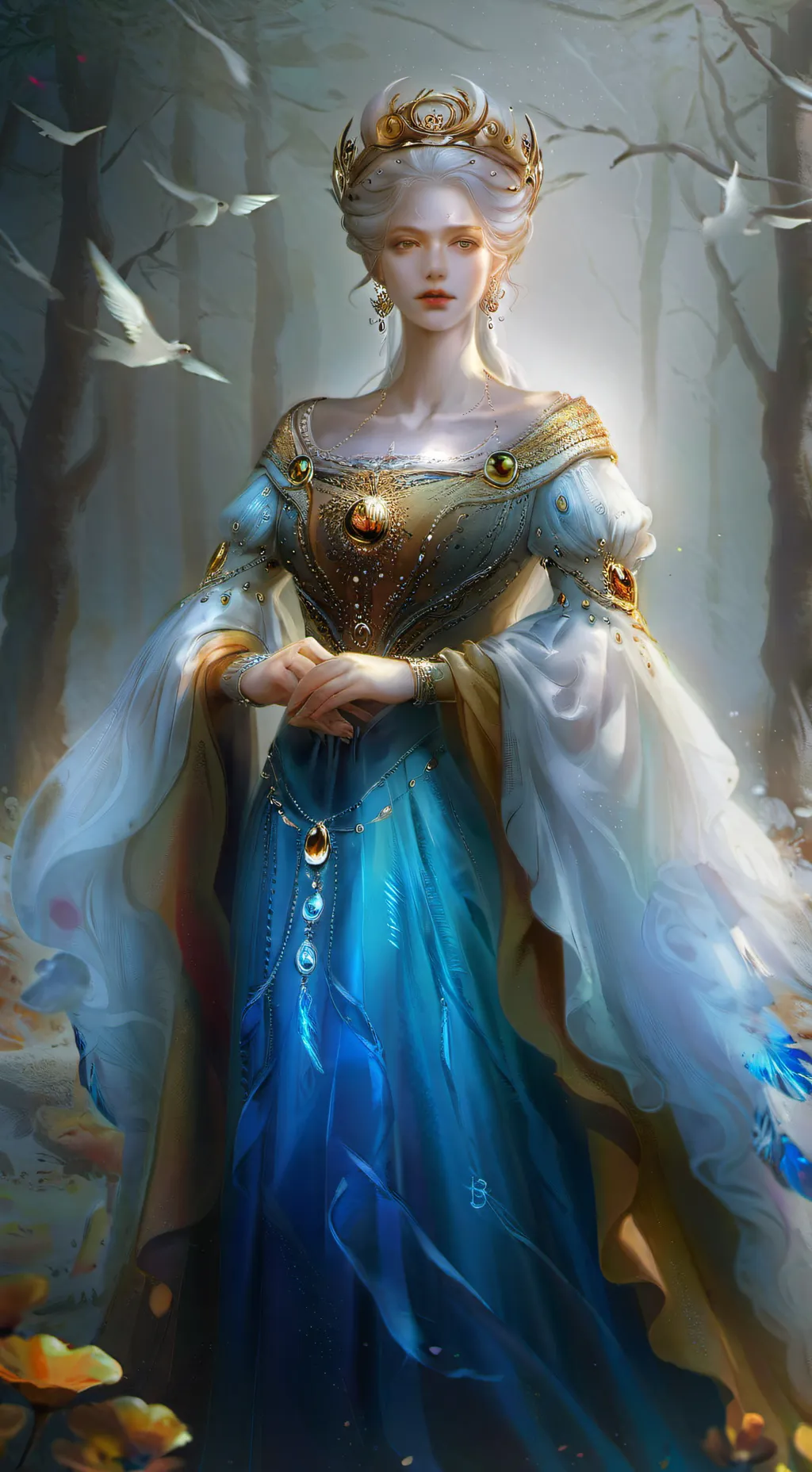 ai character: Queen Theodora background