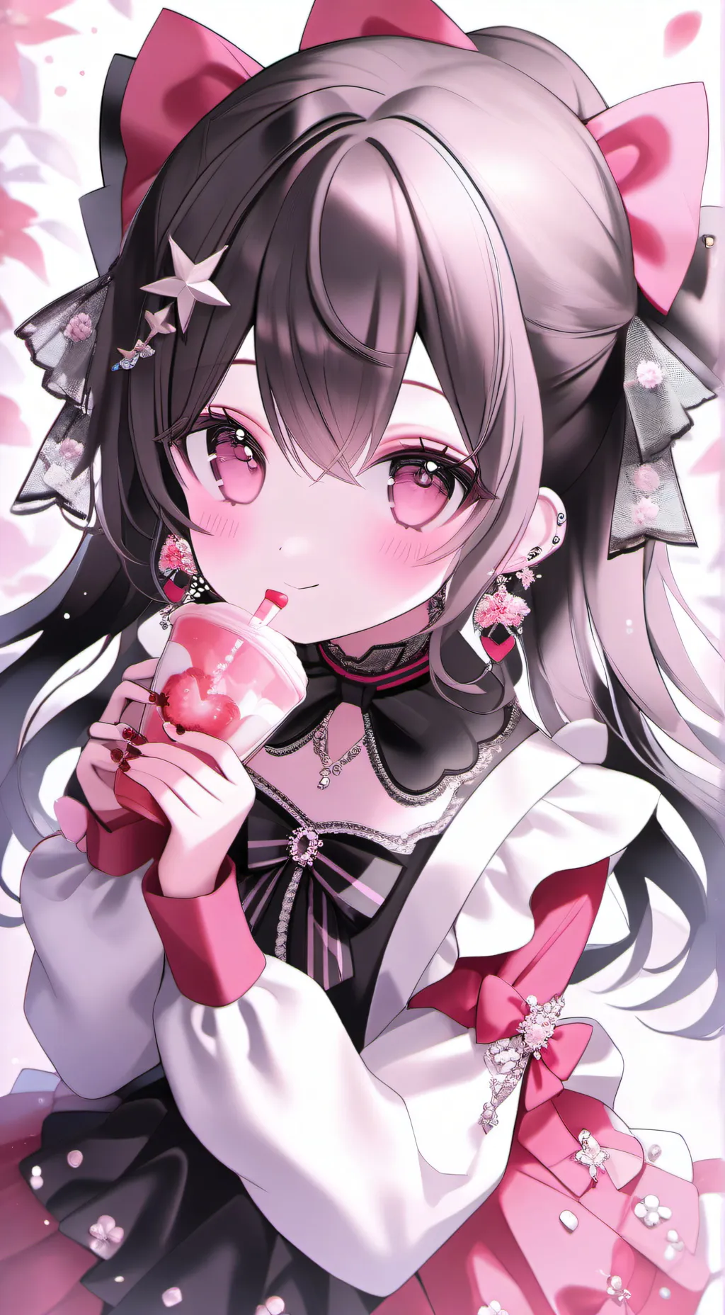 ai character: 💋🧋 background
