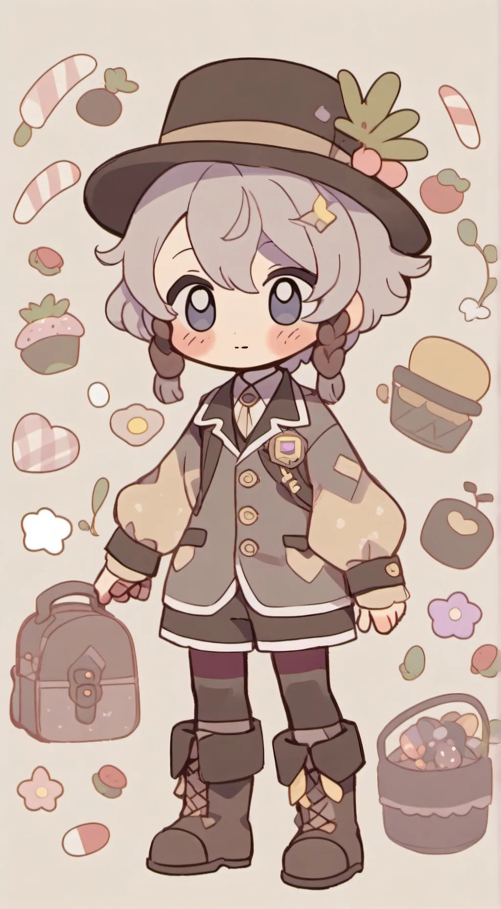 ai character: ☘️Dandy's world ☘️ background