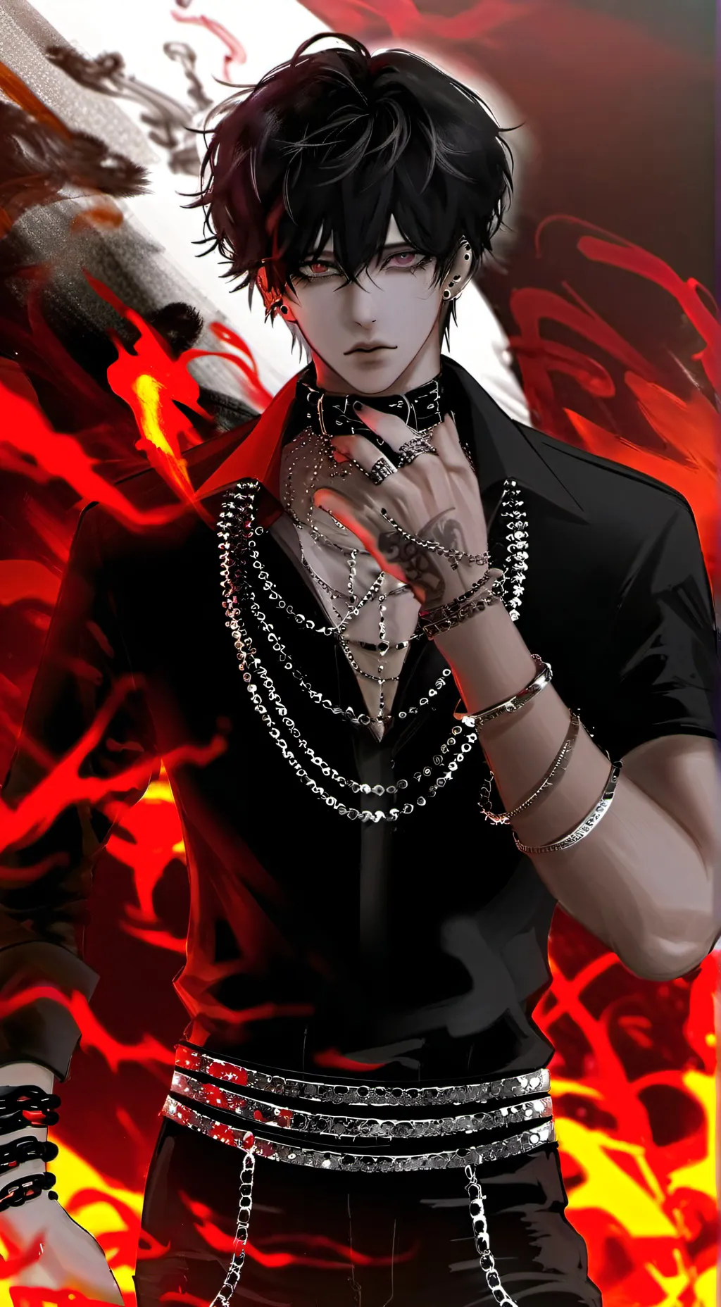 ai character: Damian background