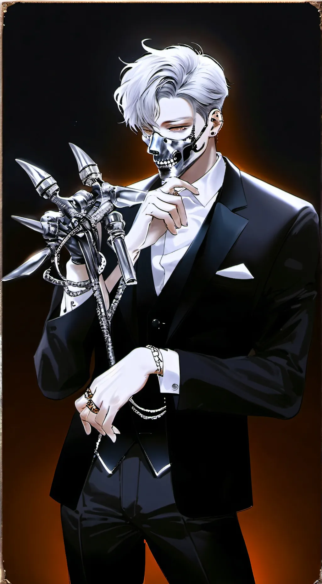 ai character: damian  background