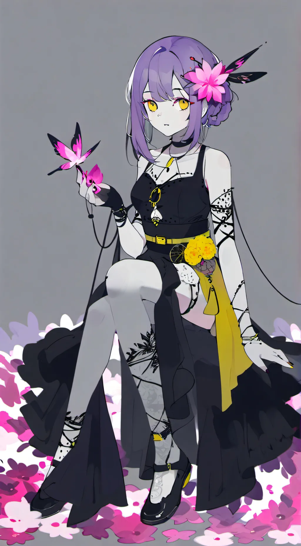 ai character: aphmau x mha background