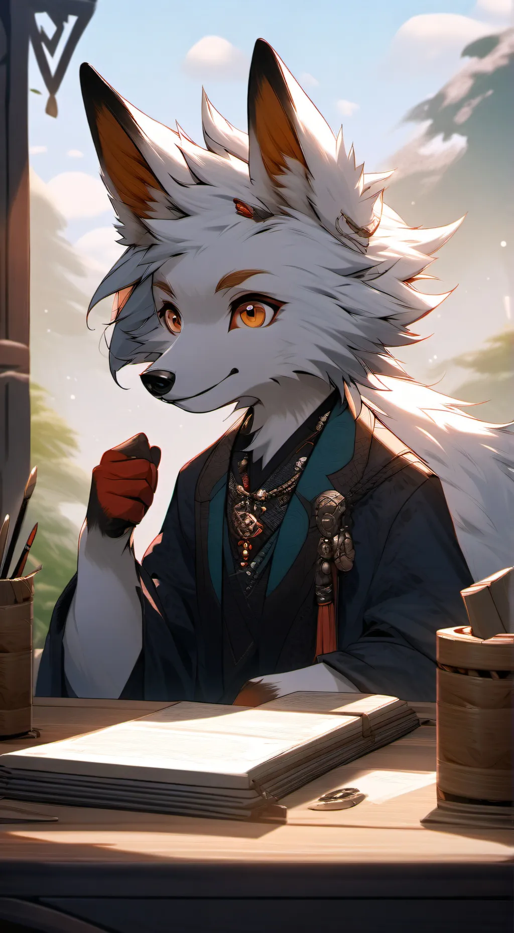 ai character: Aria background