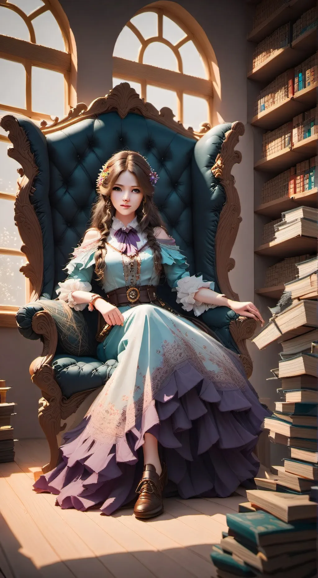 ai character: Claire 🗺️🧭📝 MCTW background