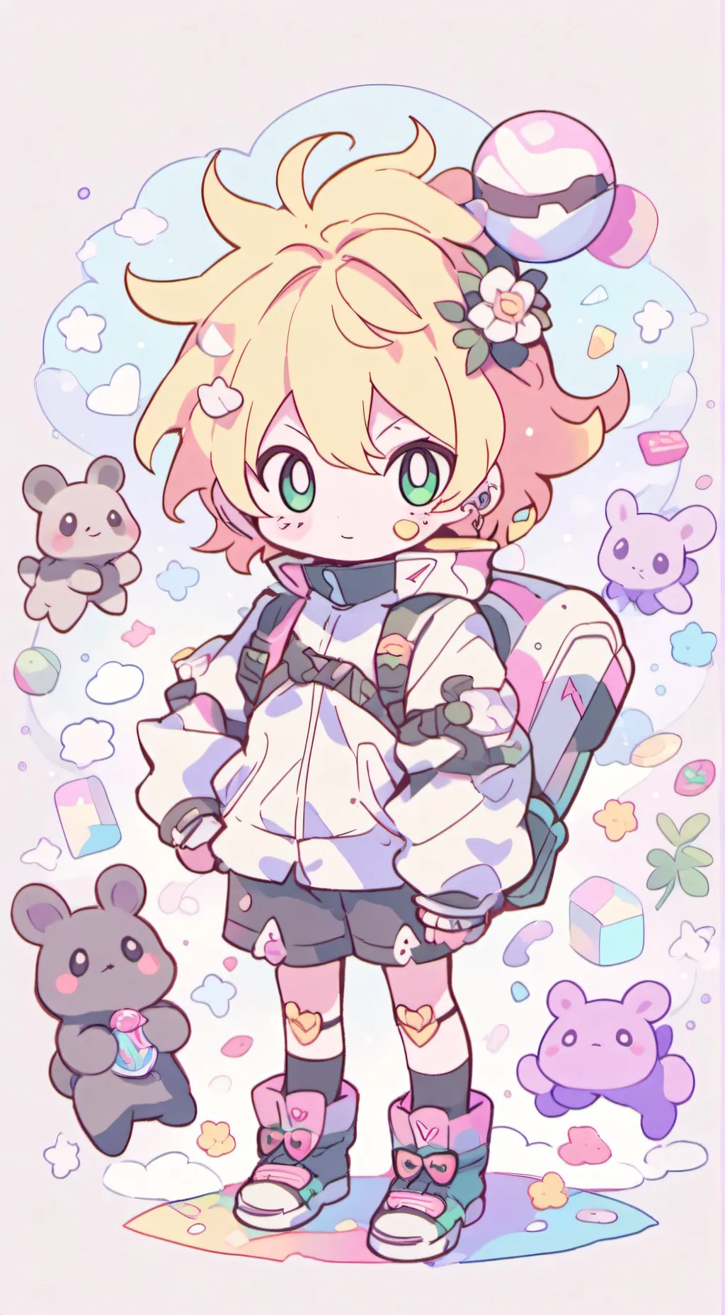 ai character: les légendaires  background