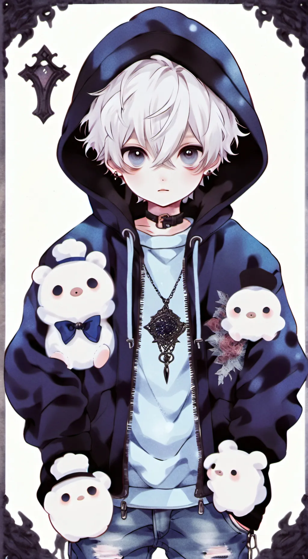 ai character: jevin  background