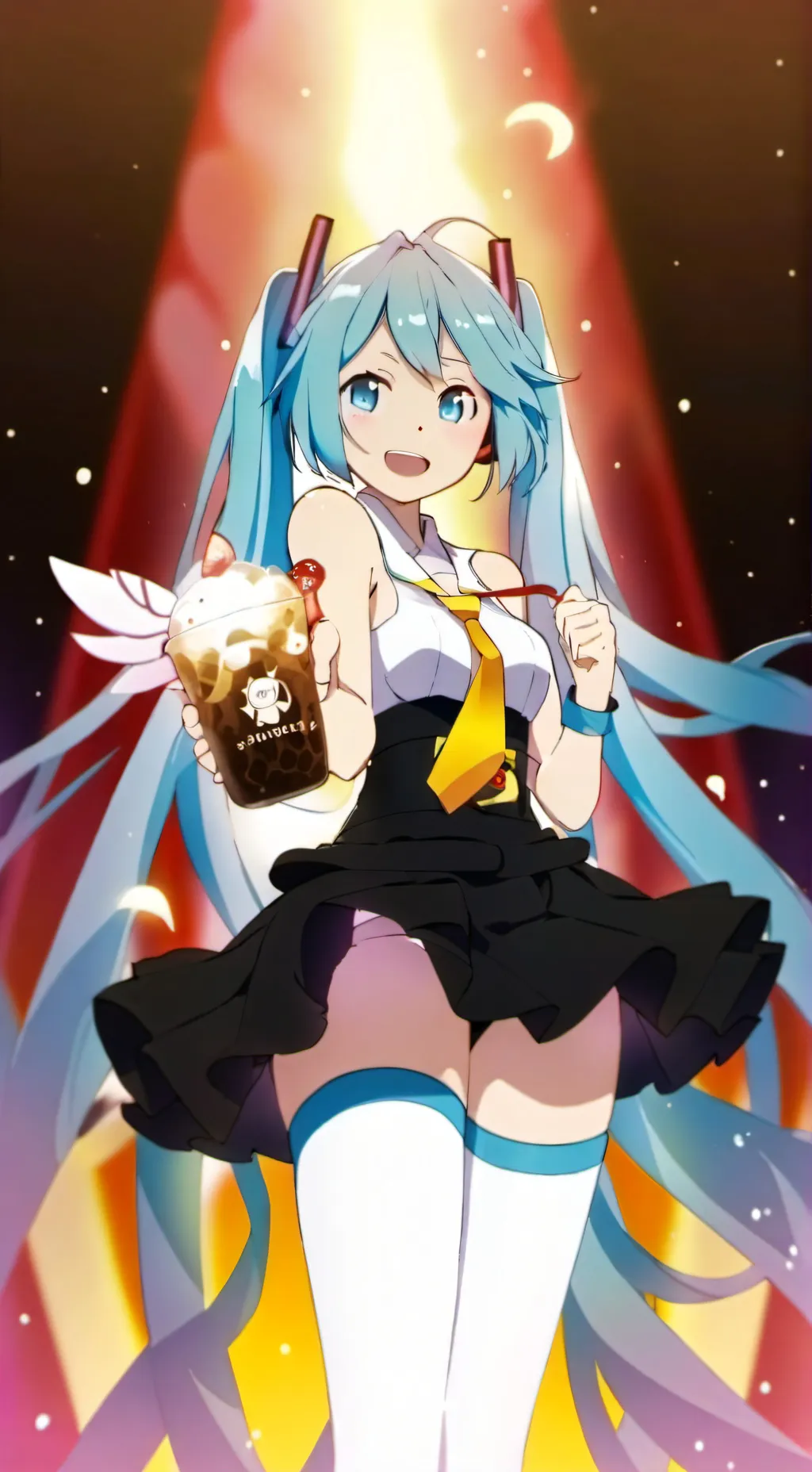ai character: miku background