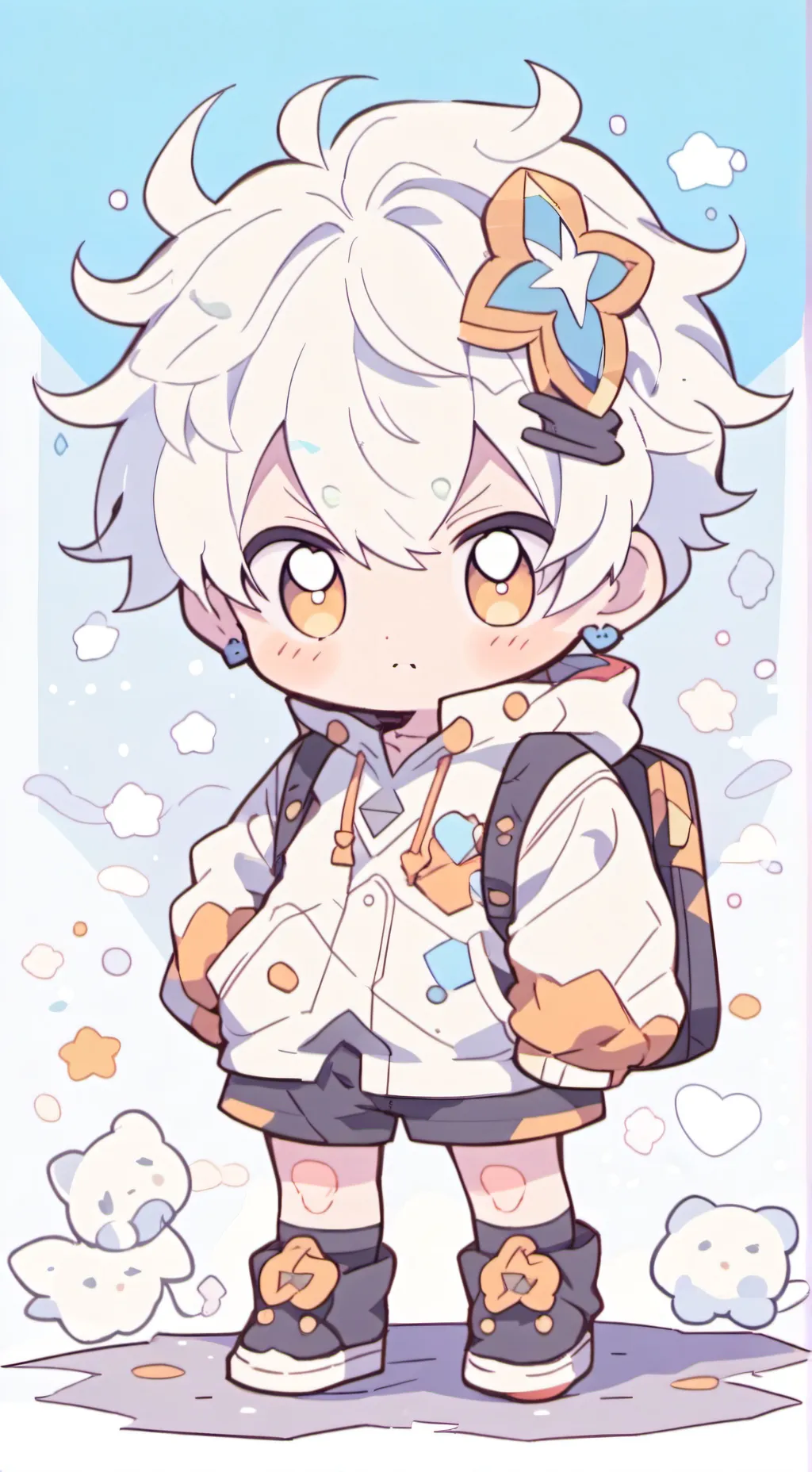 ai character: Kai  background