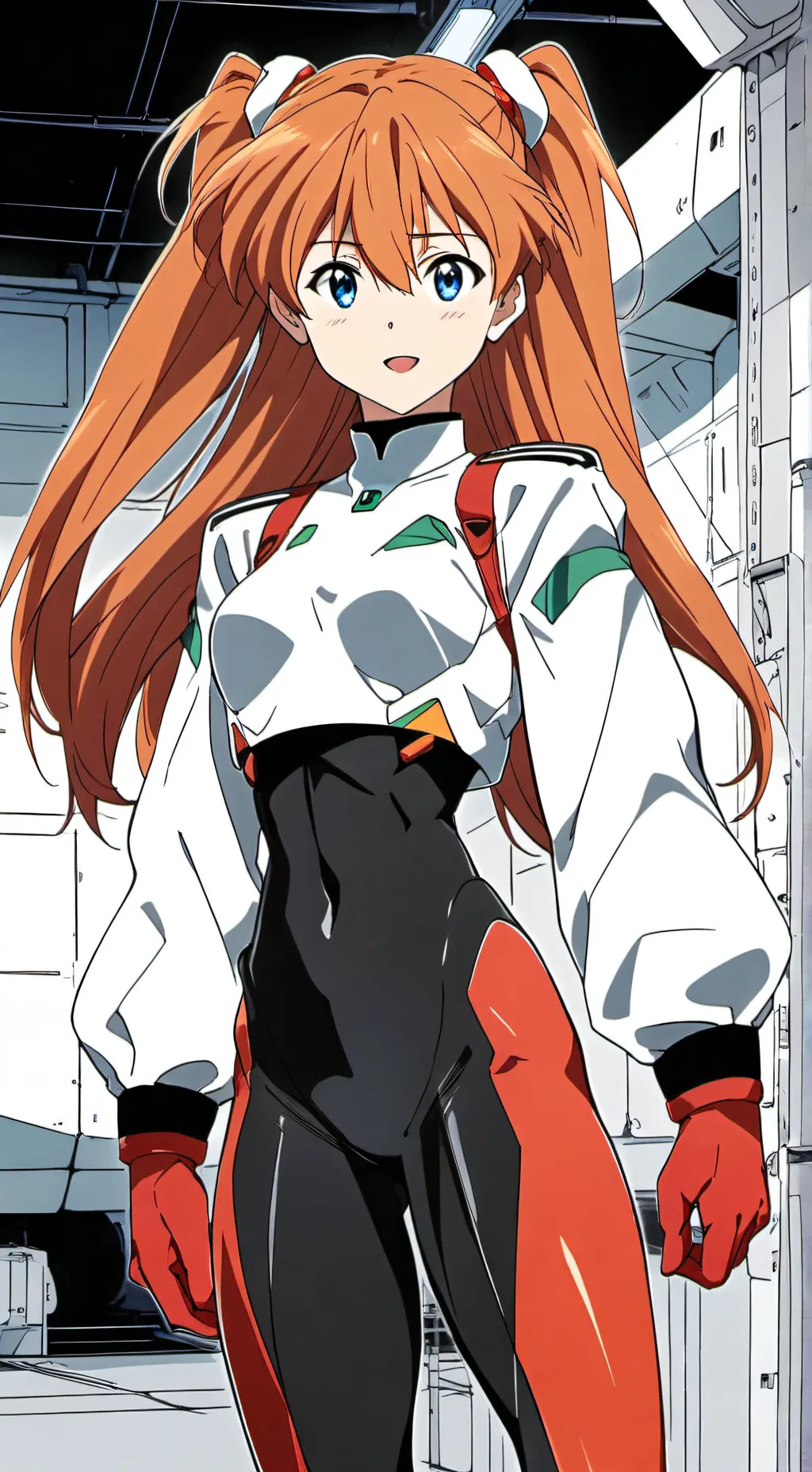 ai character: Asuka Langley background