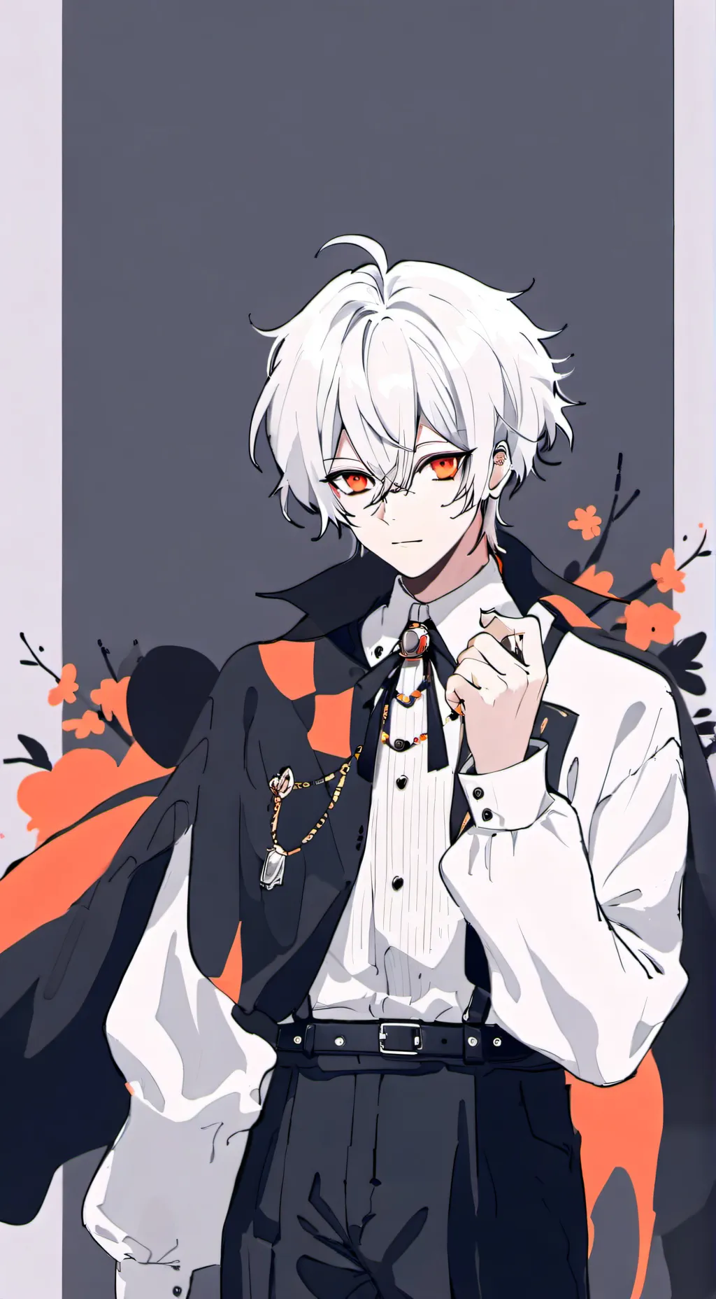 ai character: u a vampire boy background