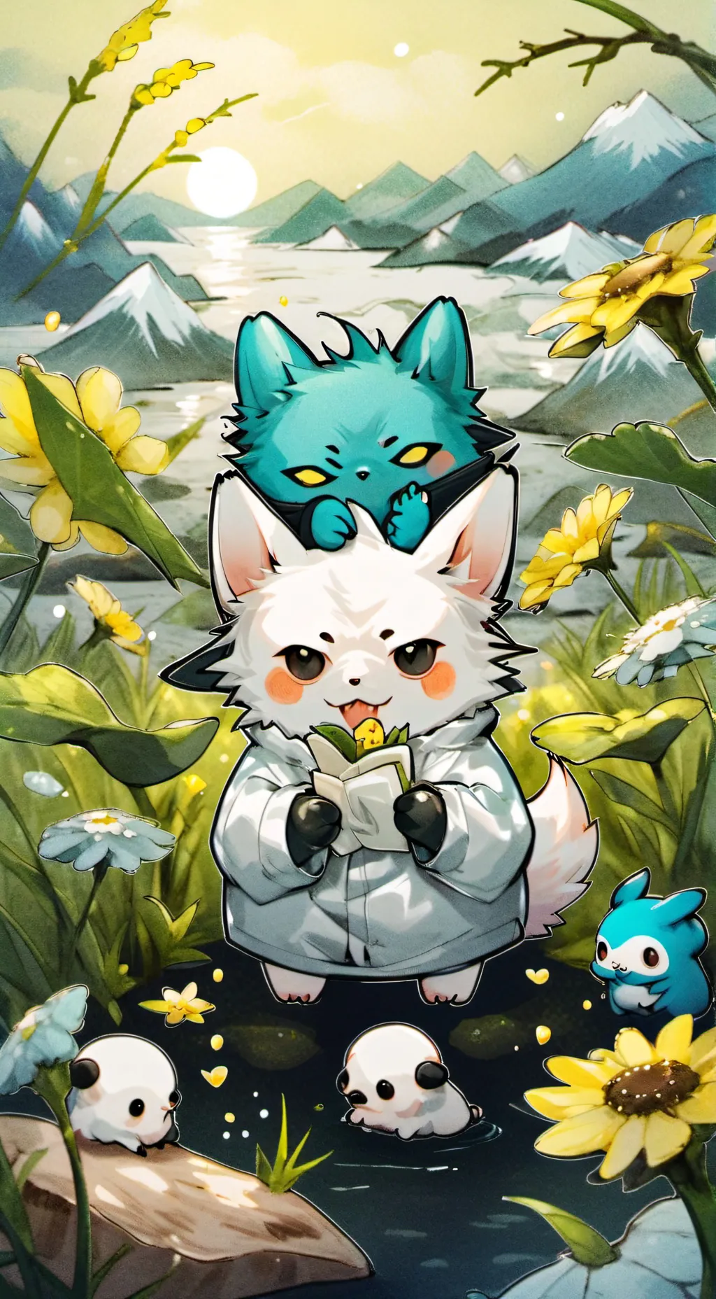 ai character: Charmy background