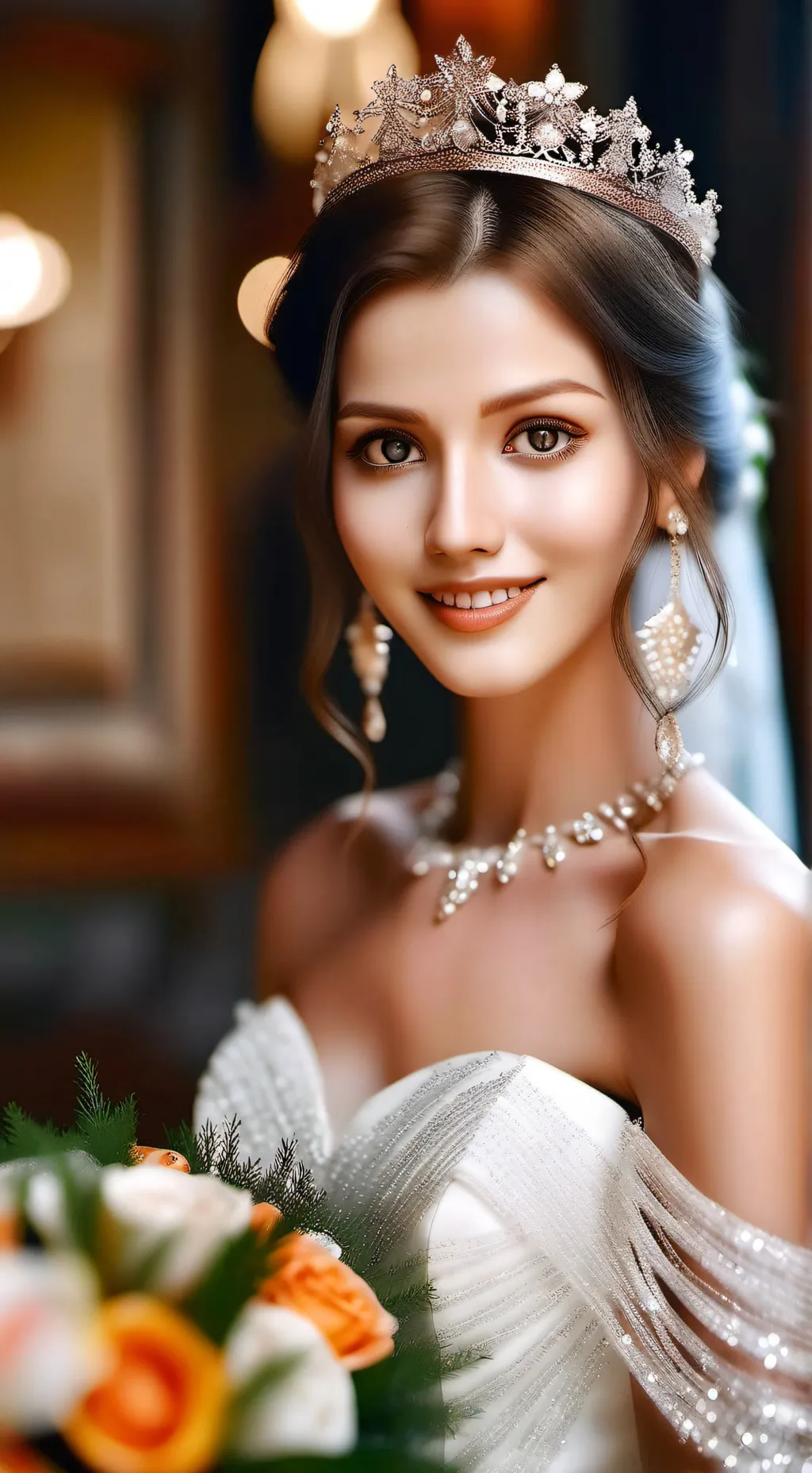 ai character: hh wedding background