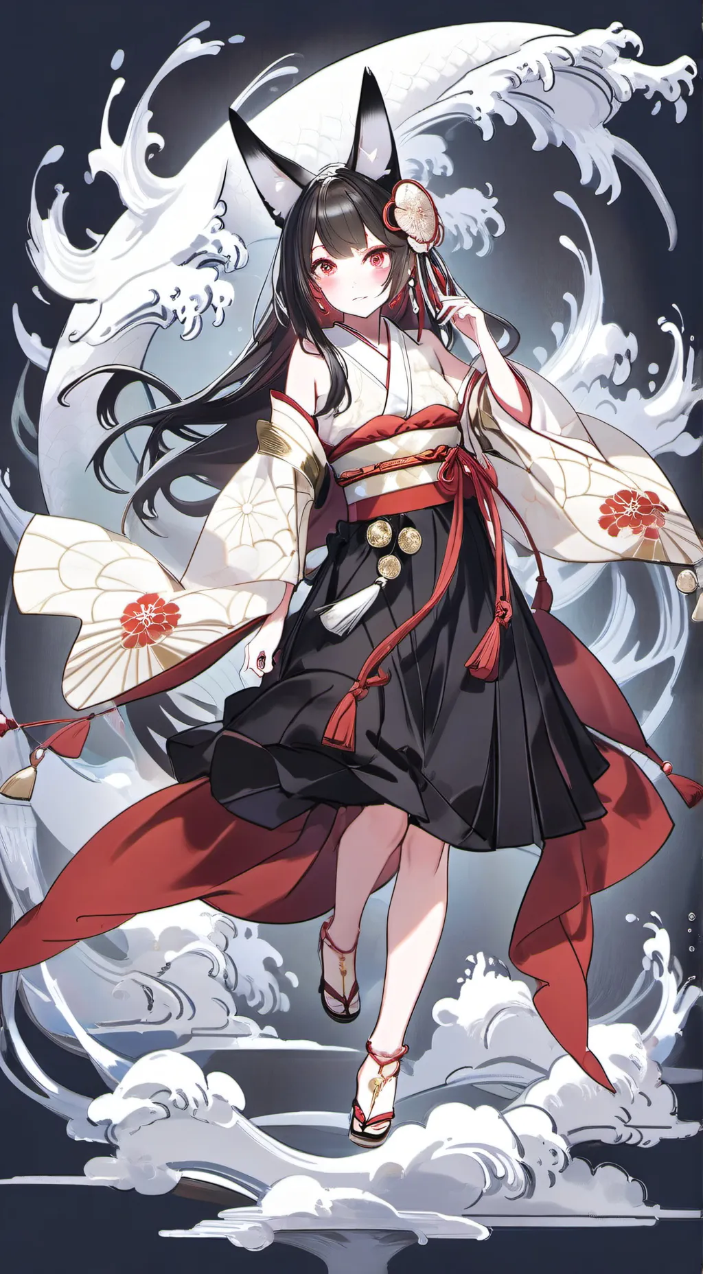 ai character: SPARKLE background