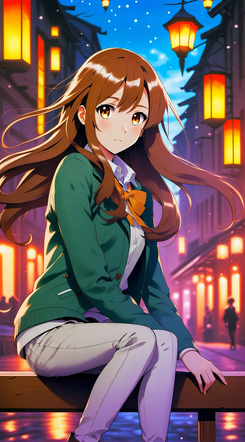 ai character: Horimiya  background
