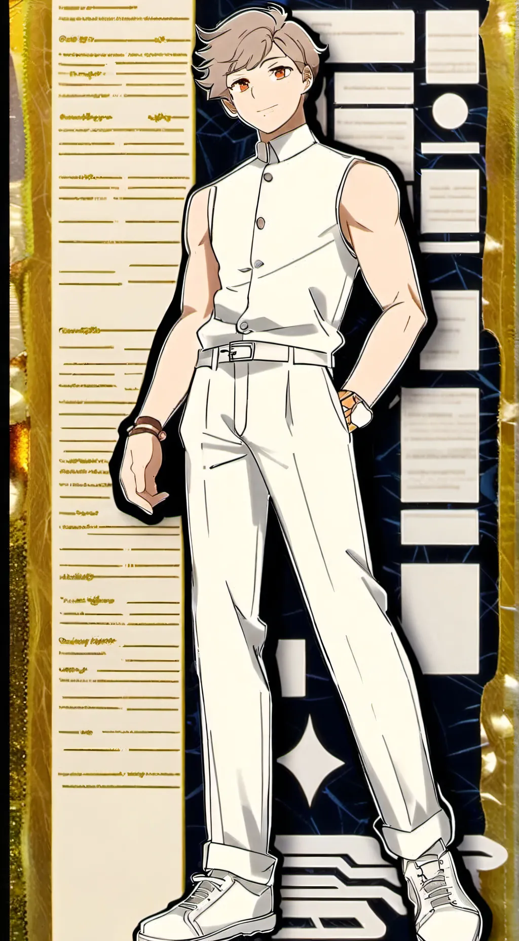 ai character: *prince* light background
