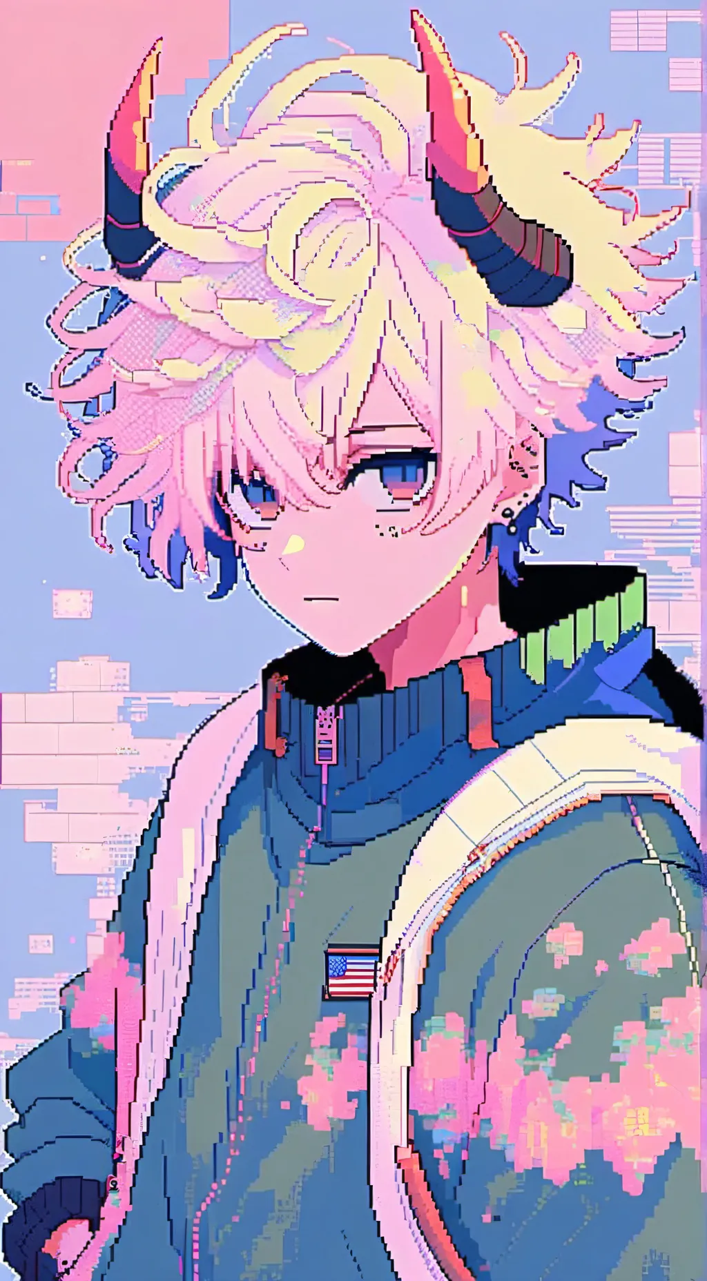 ai character: MHA X MY OC background