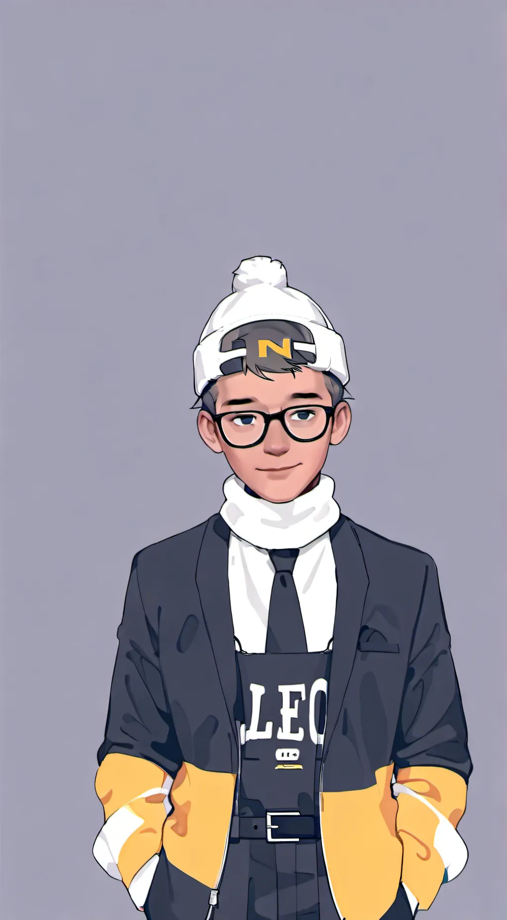 ai character: Leo background