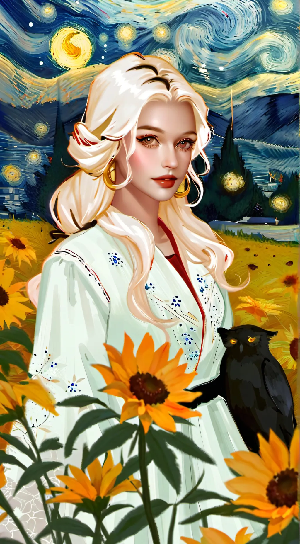 ai character: ur in trouble  background