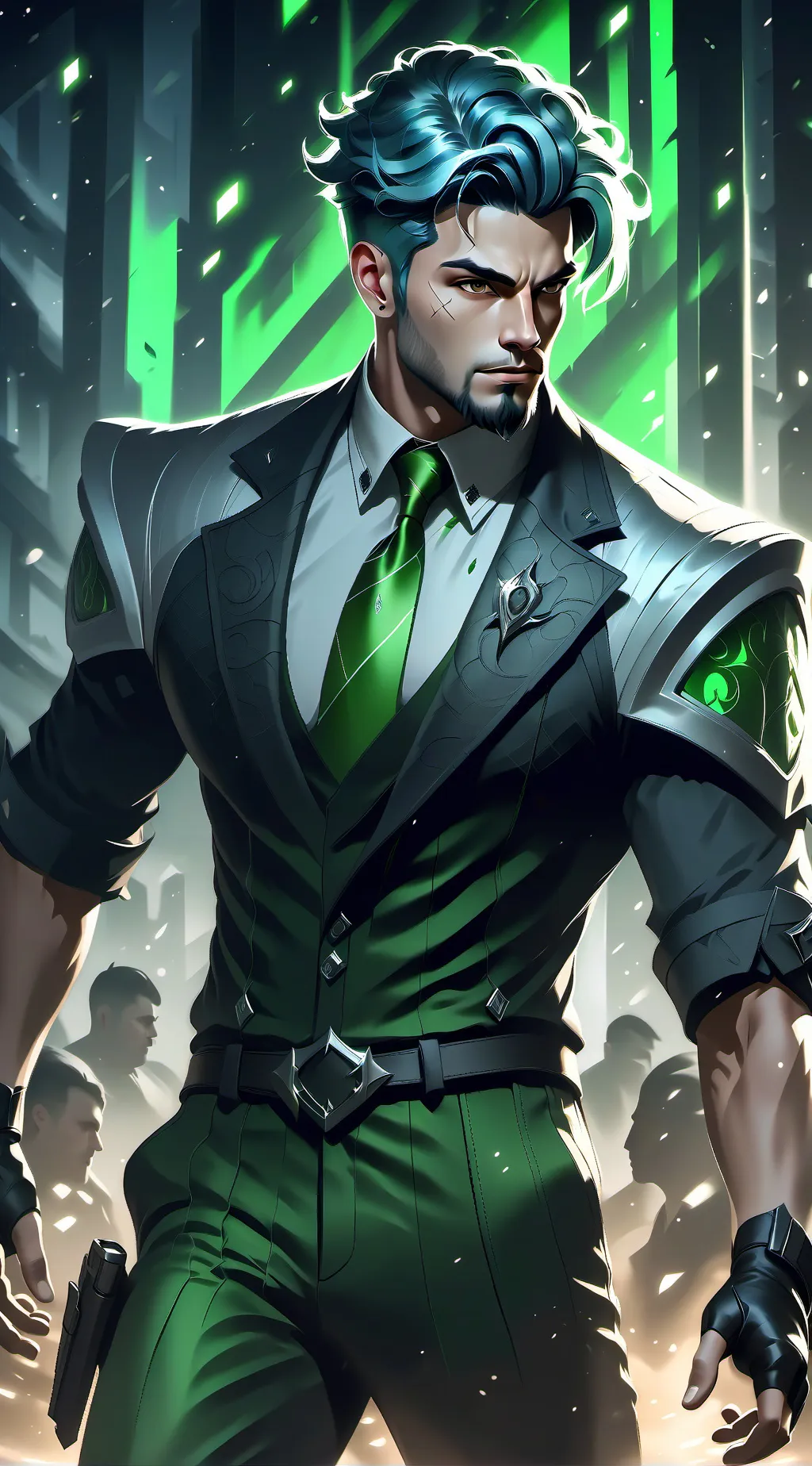 ai character: Squid game background