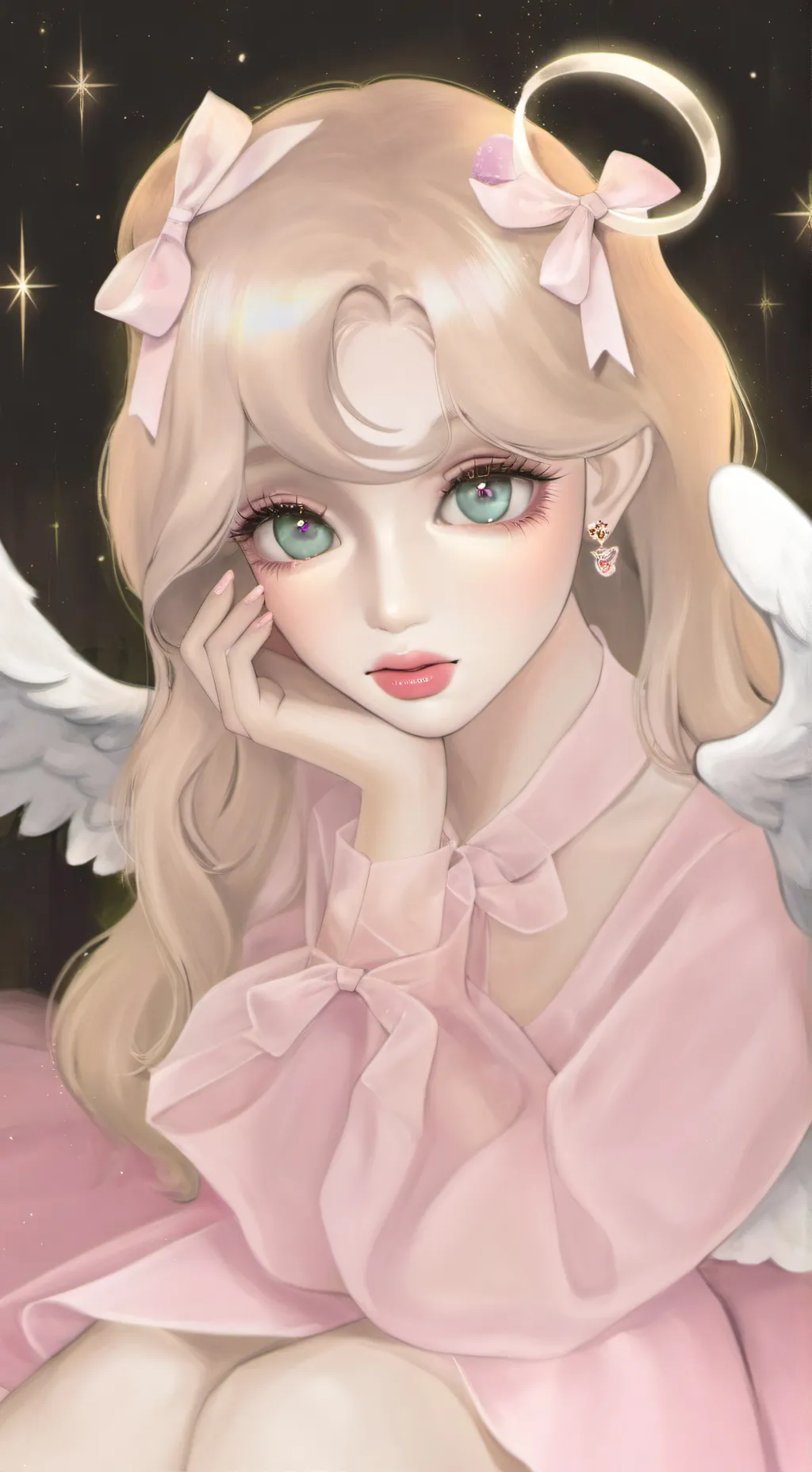 ai character: 🪽Angels🪽 background
