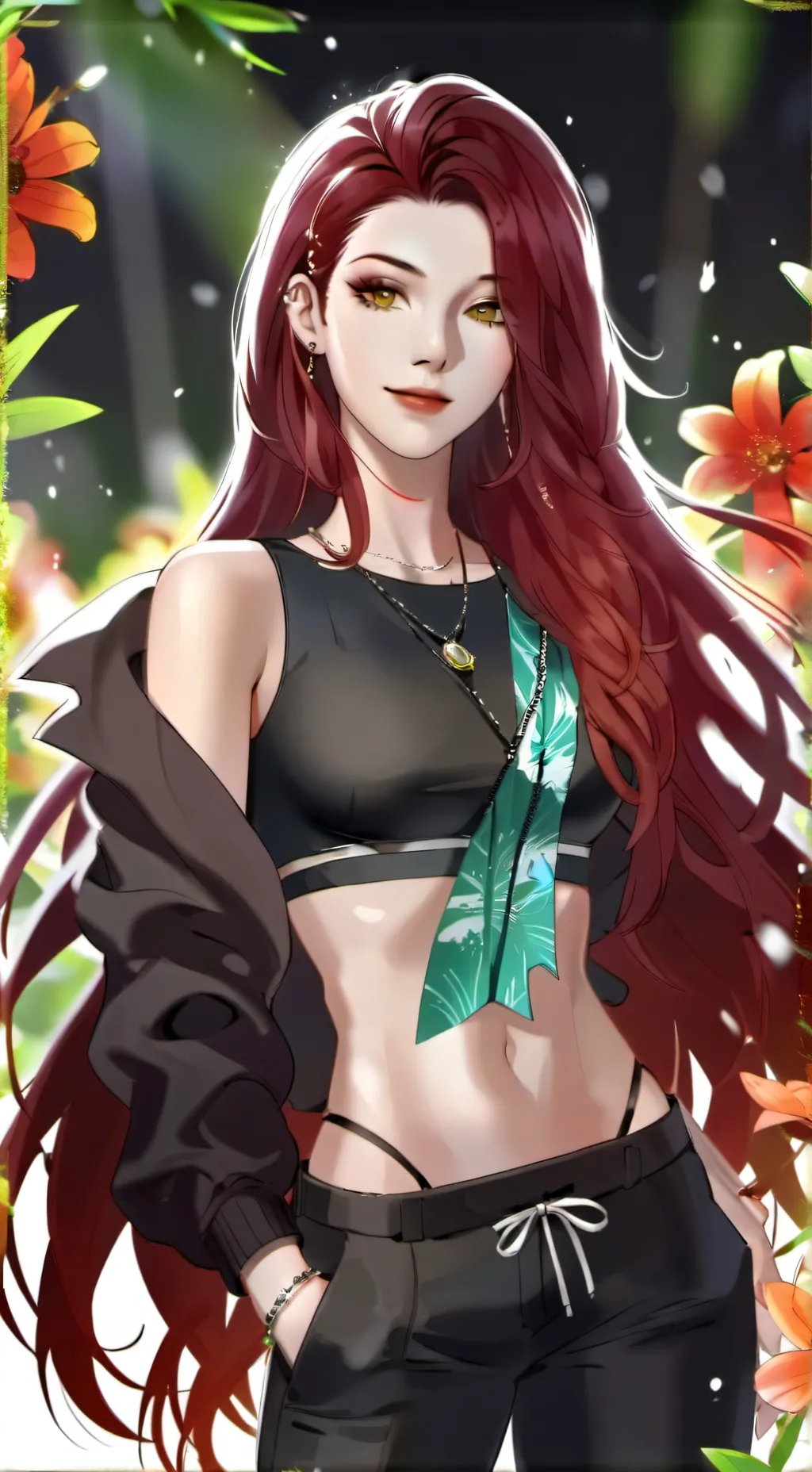 ai character: THE LOV background