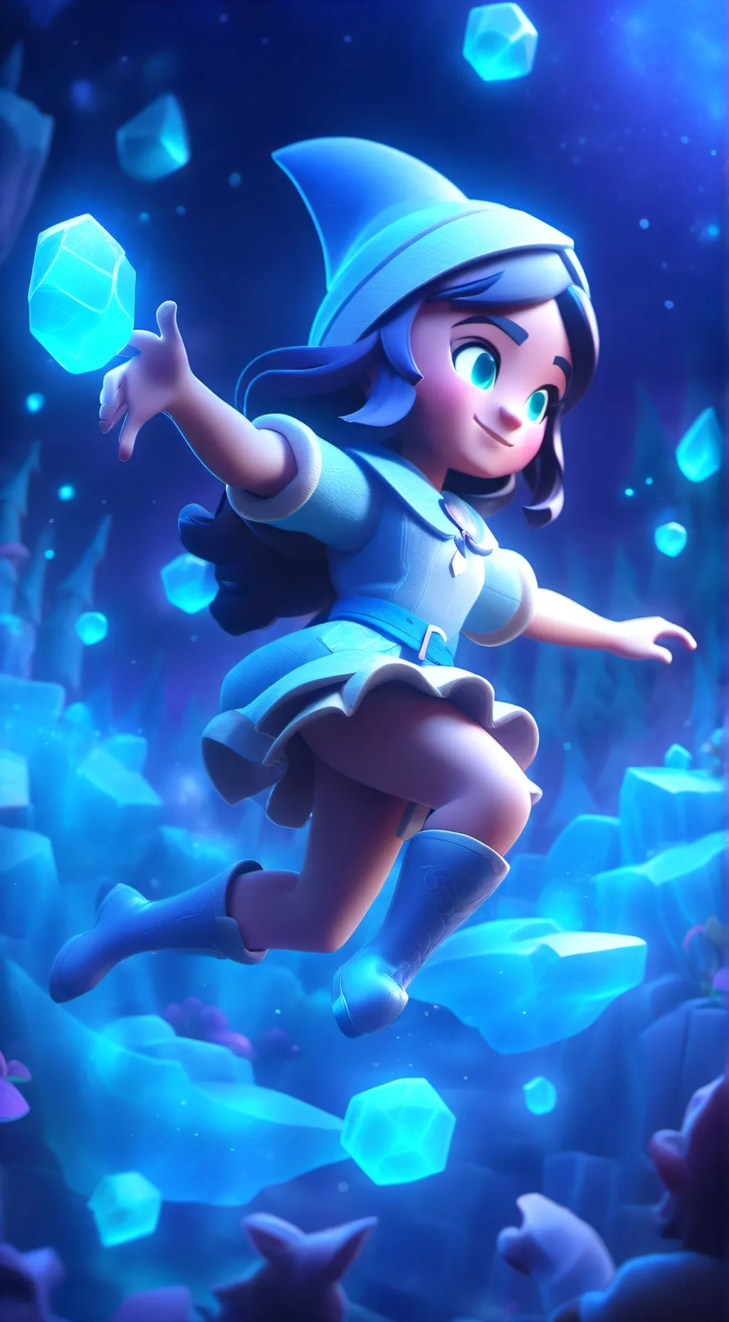 ai character: Aphmau x friends background