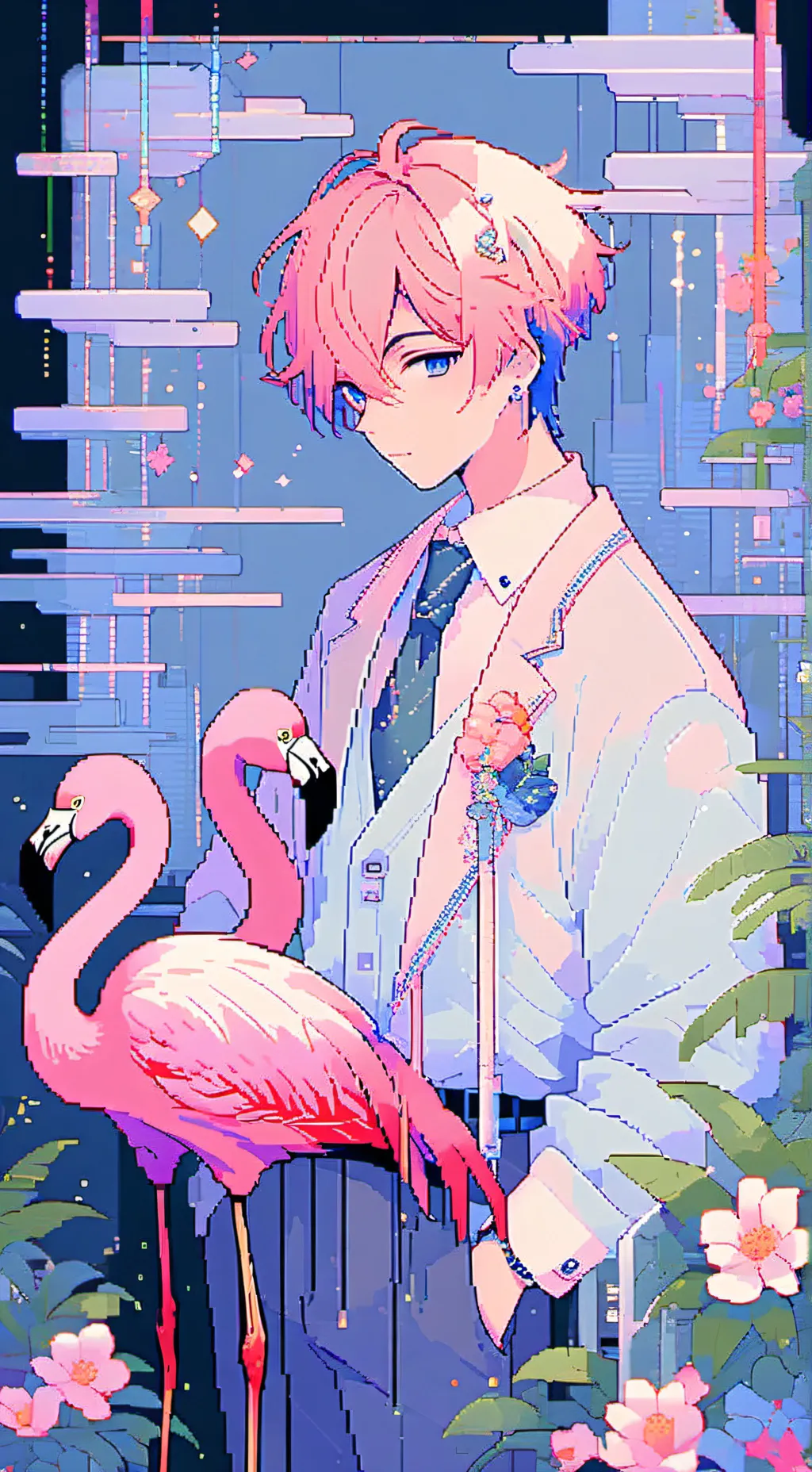 ai character: sprunki love you❤️ background
