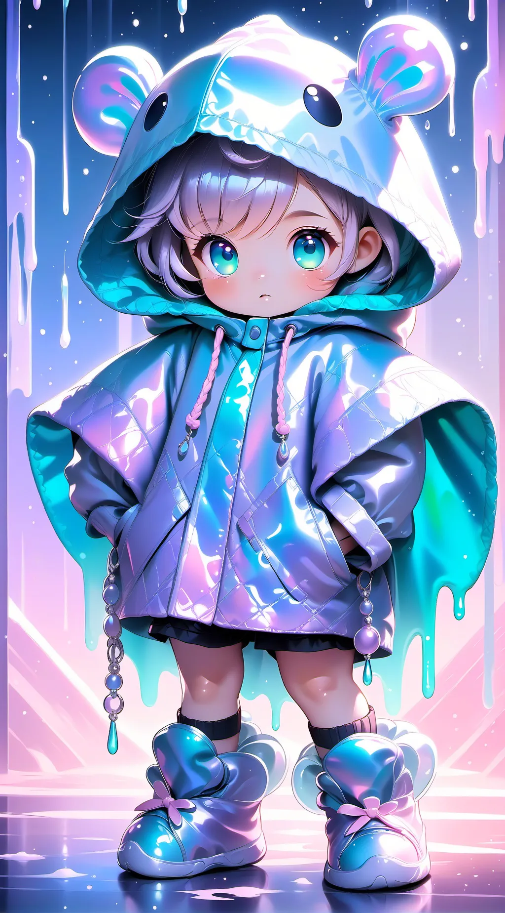 ai character: baby mia background