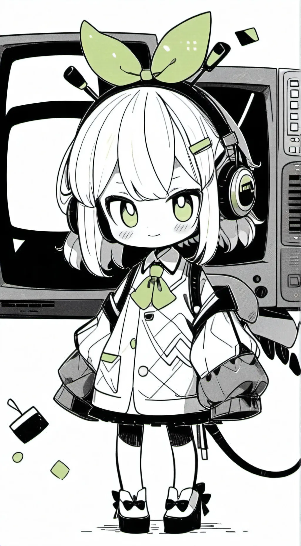 ai character: Vee background
