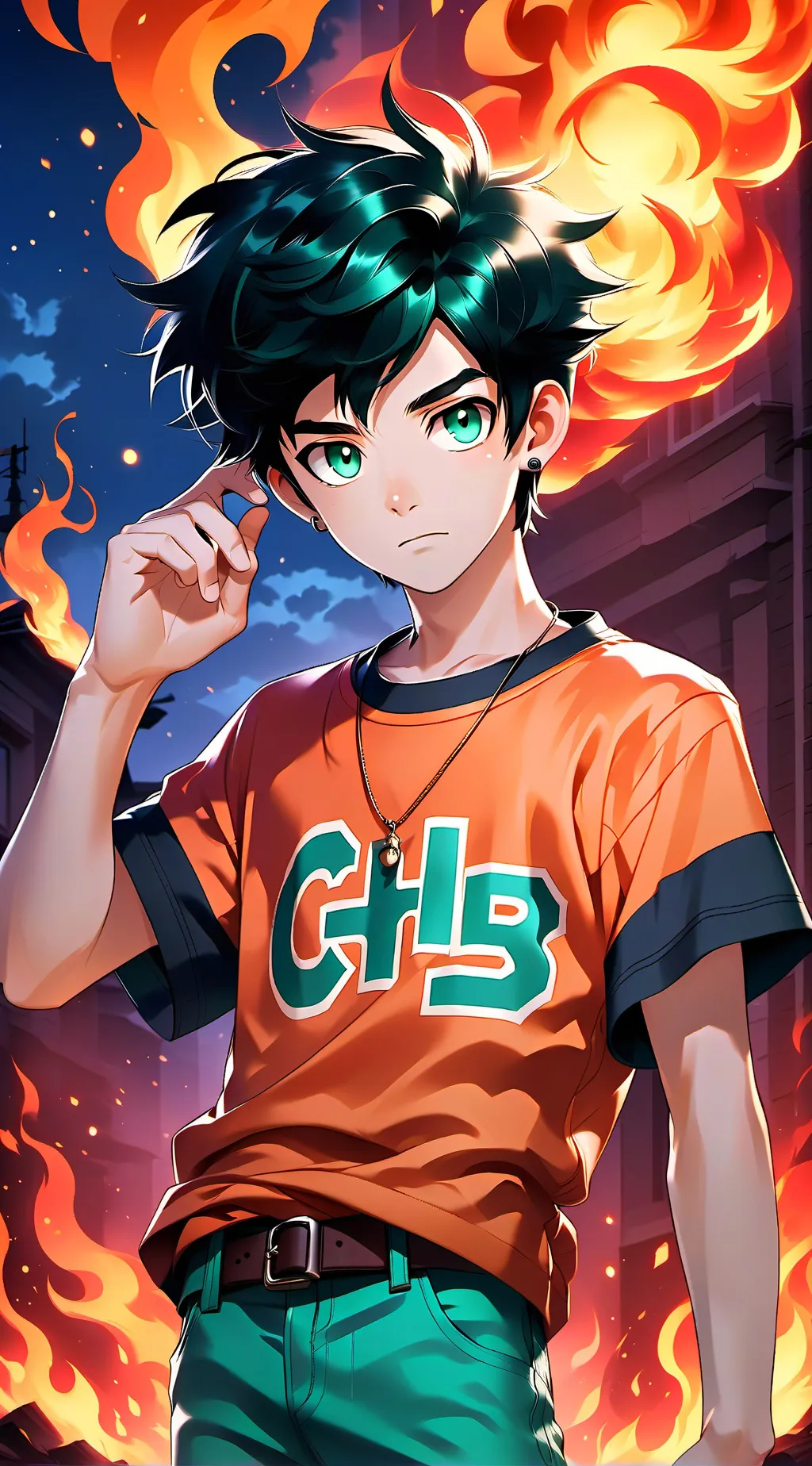 ai character: Camp Half-Blood background