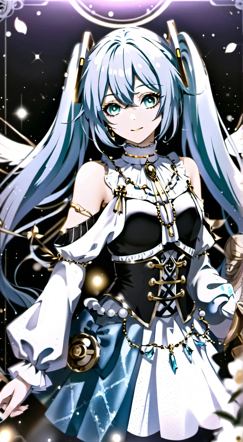 ai character: Hatsune Miku background