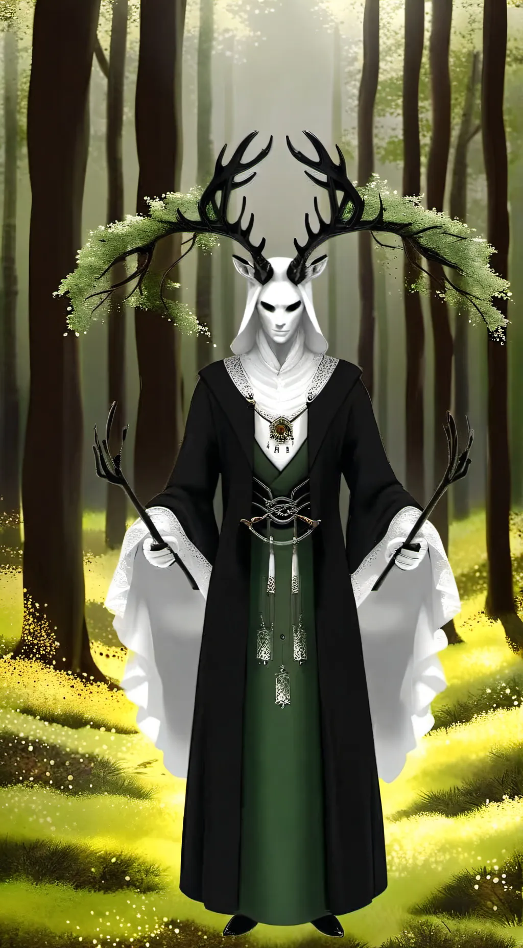 ai character: Woodland Guardian background