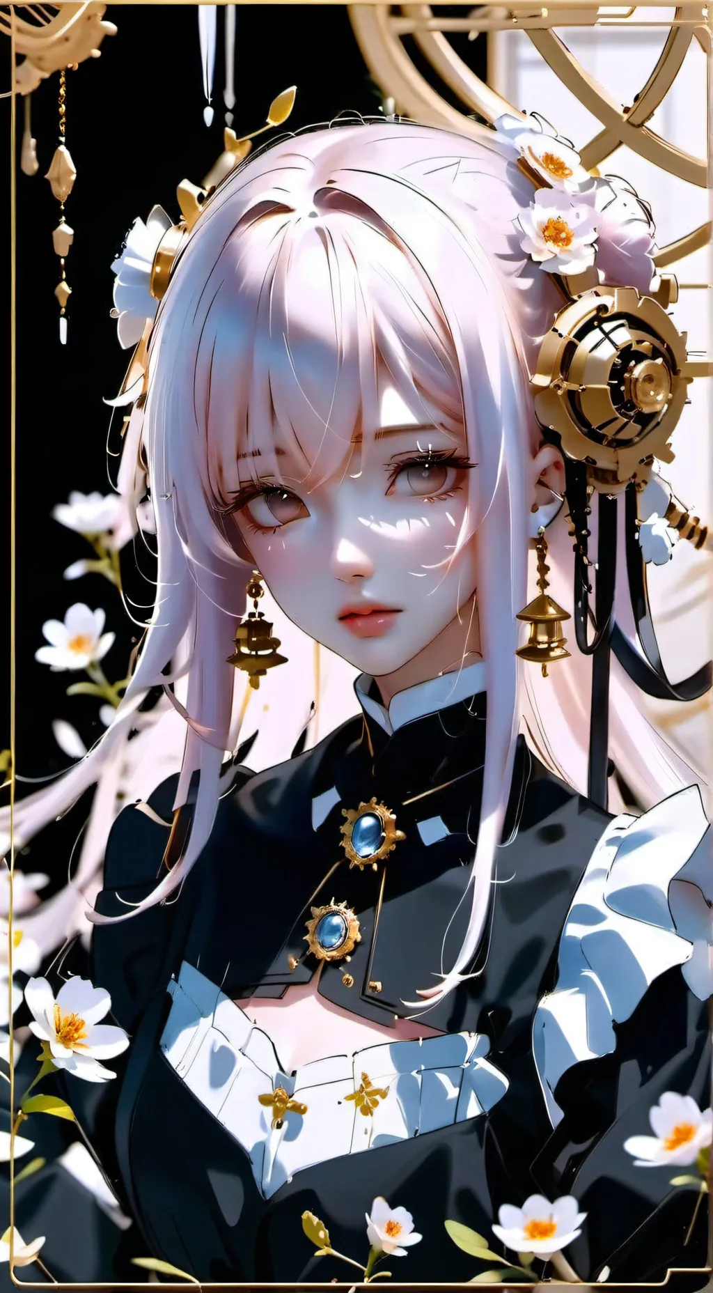ai character: Flora background