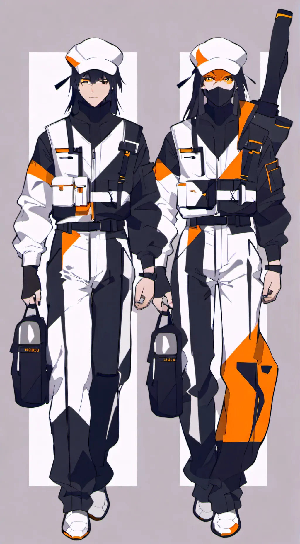 ai character: Ocean fishermens background