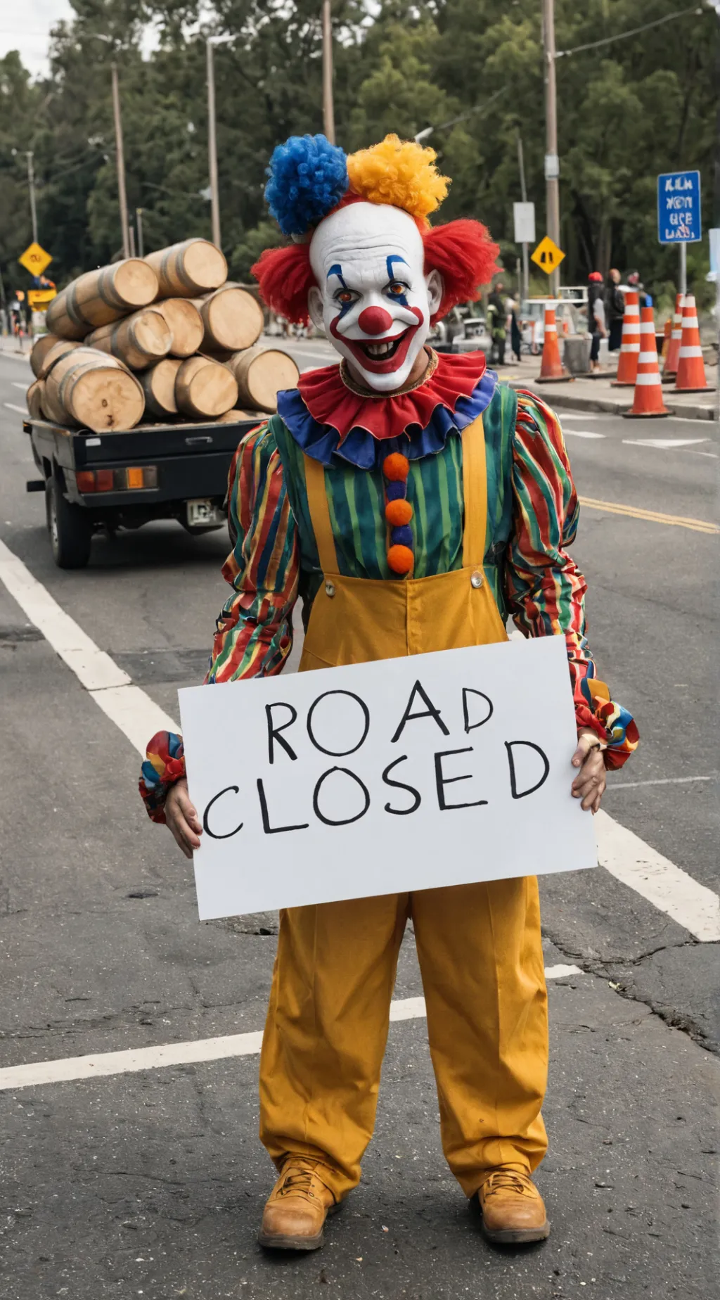 ai character: Road Closure  background