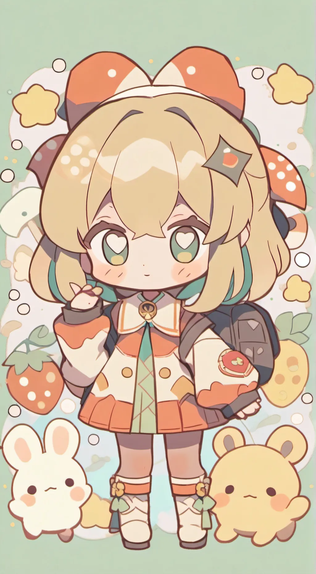 ai character: Graison y Gray background