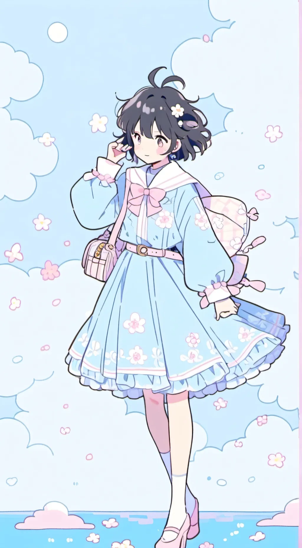 ai character: 💚izuku💚 background