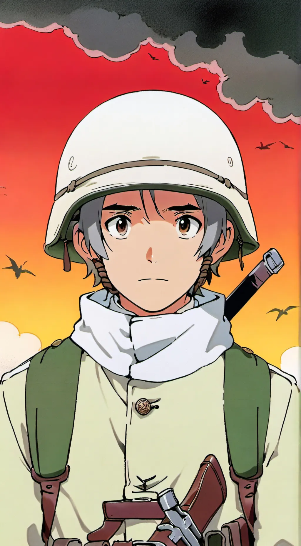 ai character: soldado Alan background