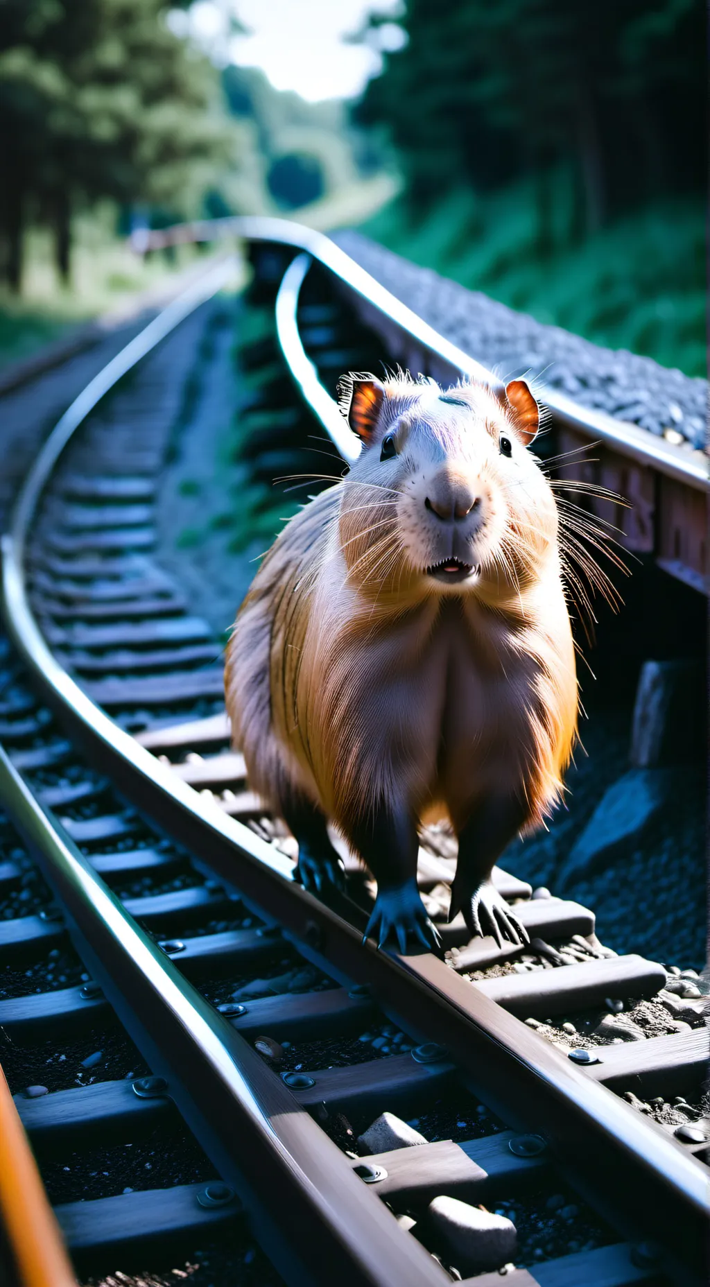 ai character: MD x Capybara background