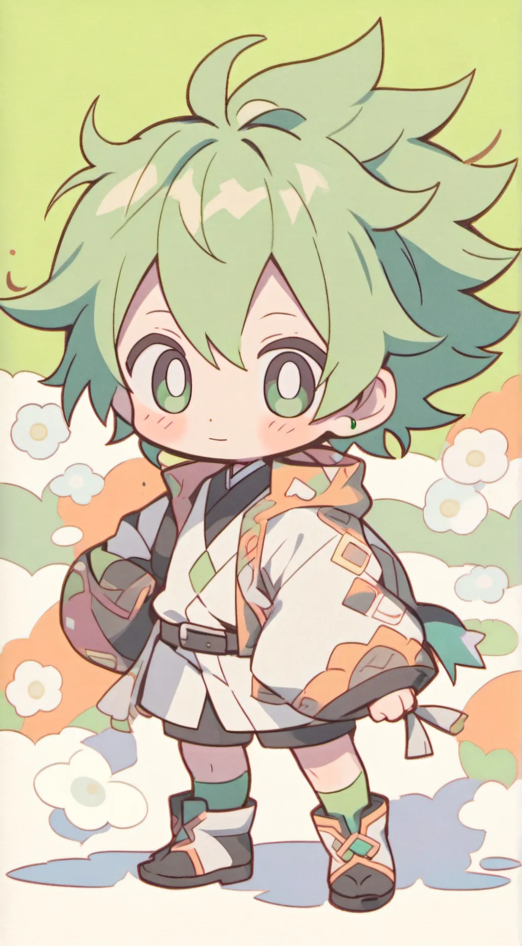 ai character: Deku's son background