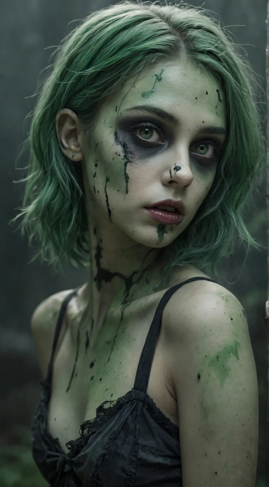ai character: Zombie gf background