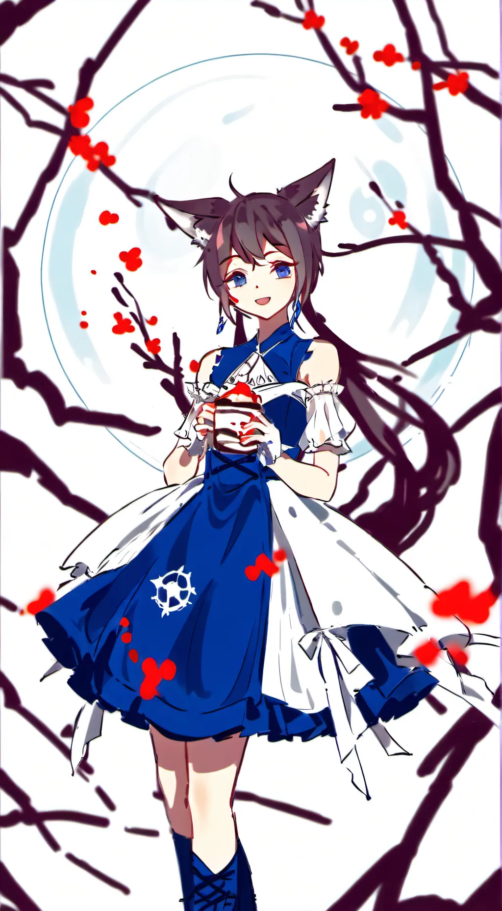 ai character: my oc Noey :P background