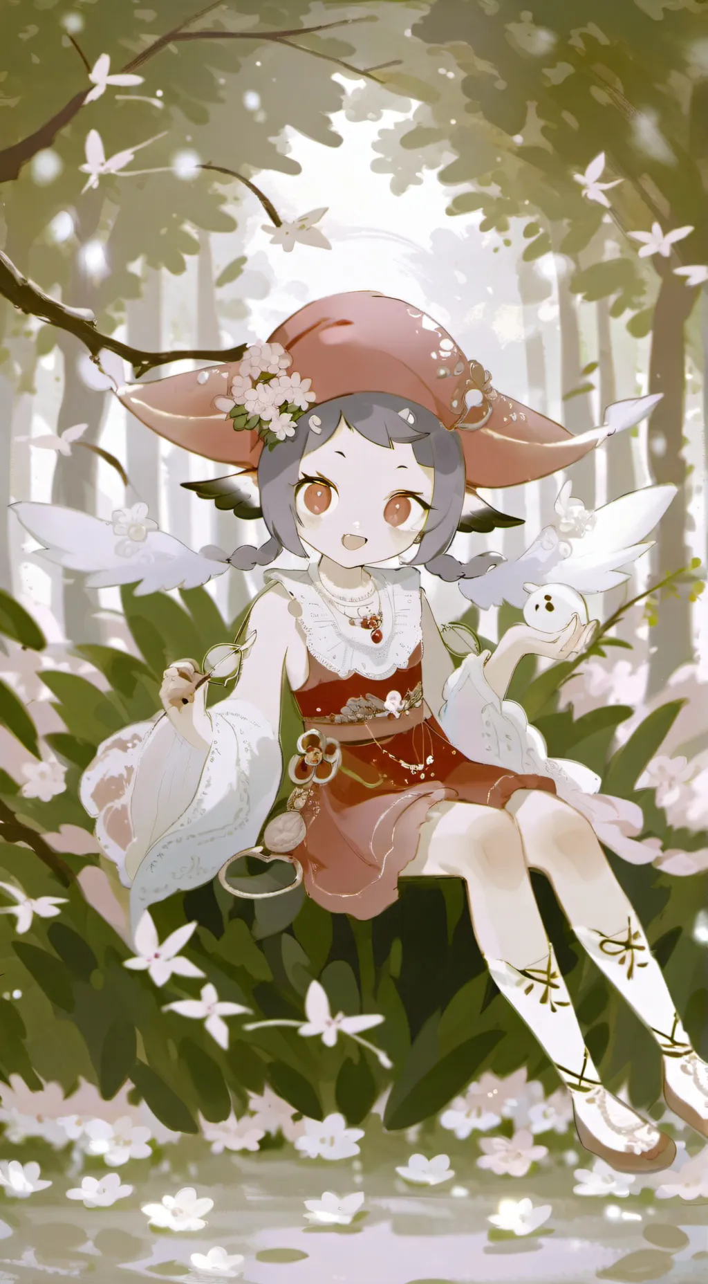 ai character: Please don’t mind background