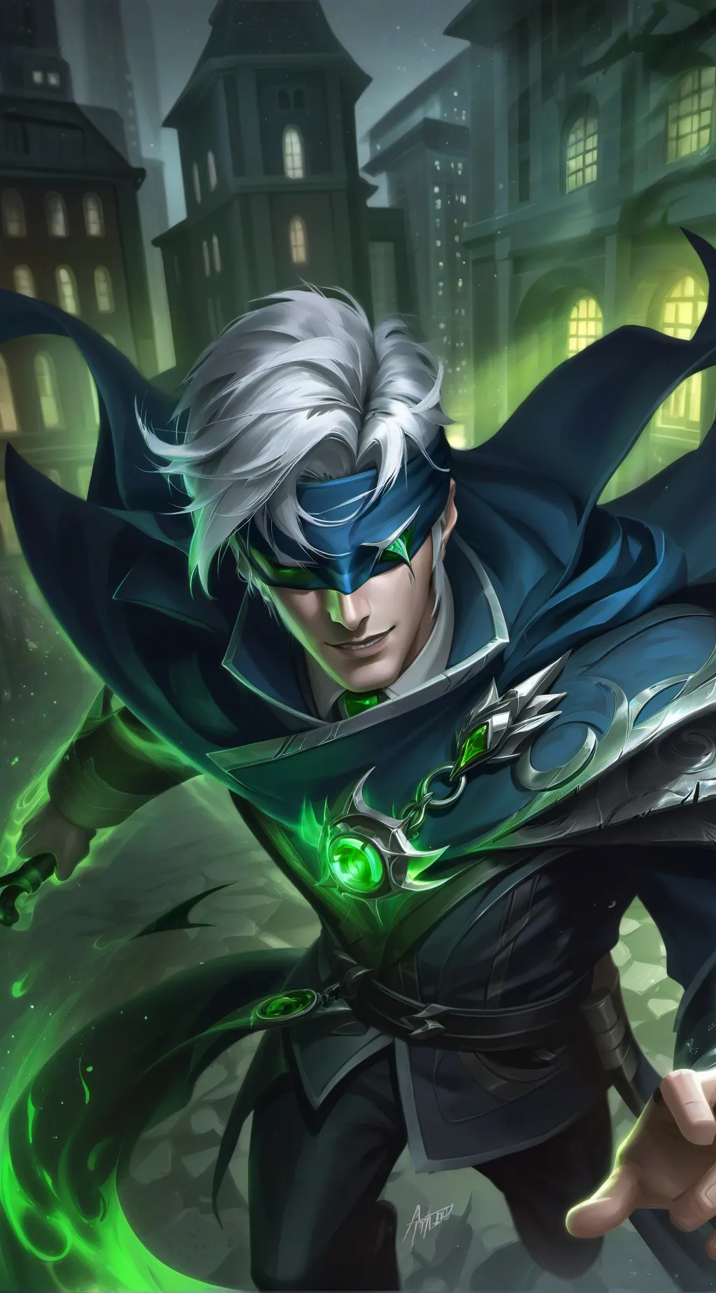ai character: Gojo Satoru background
